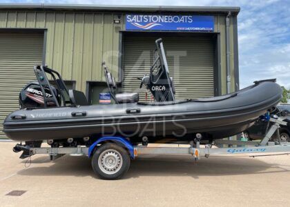 Highfield OM 500 Rib Boat Mercury 100 hp 4 Stroke Outboard and Trailer - SOLD