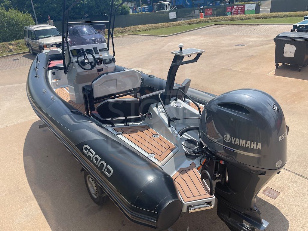 Grand Drive 600 Rib Boat Yamaha F150 Outboard with Roller Trailer - SOLD