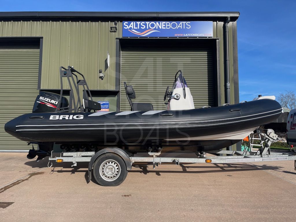 BRIG Navigator 520 Rib Boat Suzuki 90 hp 4 Stroke Outboard SBS Trailer - SOLD