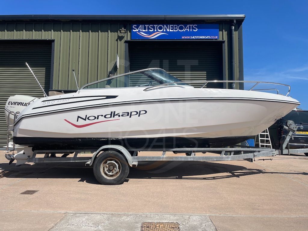 NordKapp Avant 550 Sports Boat Evinrude 115 E-TEC Outboard Trailer/Trolley - UNDER OFFER
