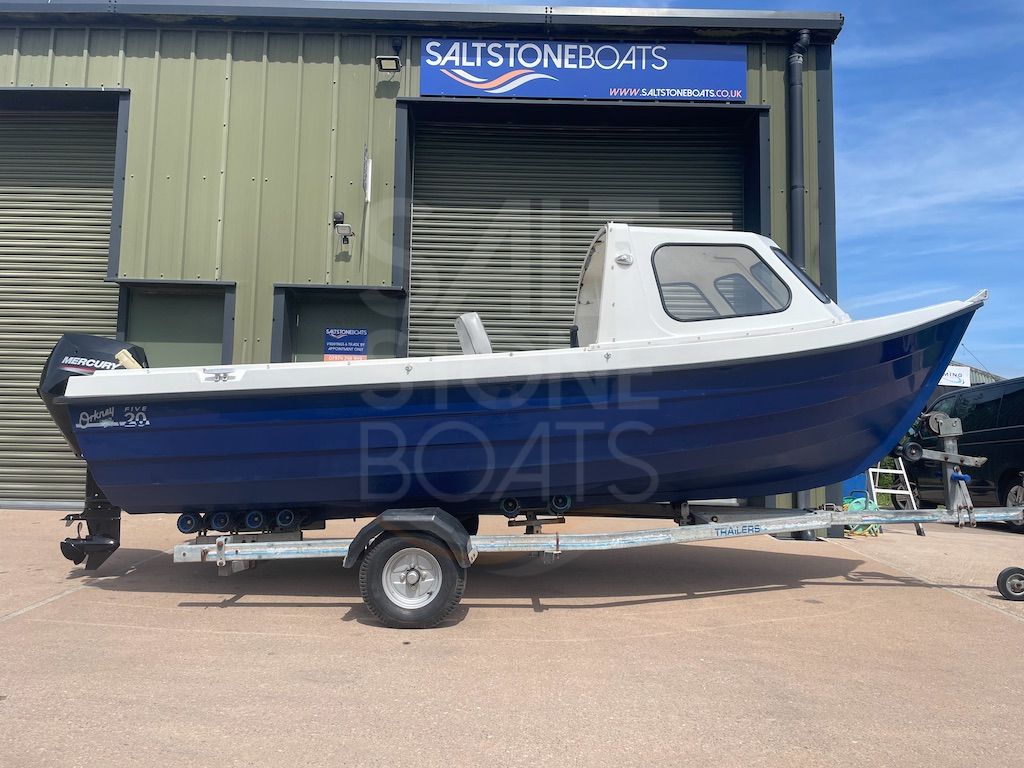 Orkney 520 SL Cuddy Fishing Boat Mercury 30 hp 4 stroke Outboard and Trailer - SOLD